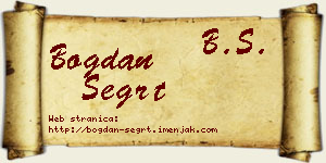 Bogdan Šegrt vizit kartica